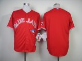 Toronto Blue Jays Blank Authentic Blank Canada Day Jersey