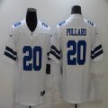 Nike Dallas Cowboys #20 Tony Pollard white Color Rush Limited Jersey