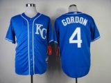 Kansas City Royals GORDON 4 blue mlb jersey