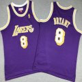 Youth Los Angeles Lakers #8 Kobe Bryant purple NBA jerseys -XD