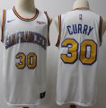 Golden State Warriors #30 Stephen Curry white with Sanfrancisco game nba jersey