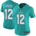 Women Dolphins #12 Bob Griese Nike green Color Rush Limited Jerseys