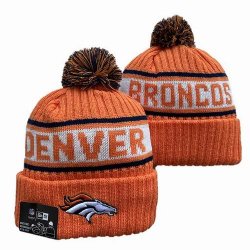 2024 Denver Broncos orange white NFL Sports Cuffed Knit Hats