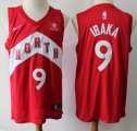 Nike North Toronto Raptors #9 Serge Ibaka red NBA Jerseys- S8