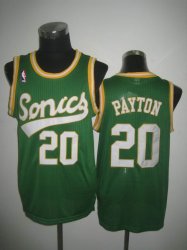 Seattle SuperSonics #20 Gary Payton yellow basketball Jersey