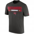 Tampa Bay Buccaneers Nike Sideline Legend Staff Performance T-Shirt - Pewter