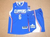 Los Angeles Clippers #6 Deandre Jordan blue New NBA suits