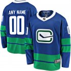 Custom adidas Vancouver Canucks blue hockey jersey -FH