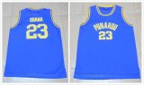 Punahou #23 Obama blue Movie Basketball Jersey