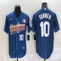 Nike New Nike Los Angeles Dodgers #10 Justin Turner blue throwback majestic baseball jerseys 07