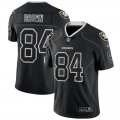 Nike Oakland Raiders #84 Antonio Brown Lights Out Black Nike Color Rush Limited Jersey