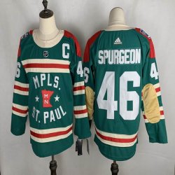 Adidas Minnesota Wild #46 Jared Spurgeon green Ice hockey jersey-FH