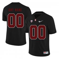 Custom Stanford Cardinals black college football Limited Jersey 01