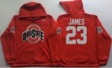 Ohio State Buckeyes #23 JAMES Red College Hooded Sweatshirt