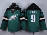 Philadelphia Eagles 9 Nick Foles green nfl Hooded Sweatshirt(1)