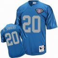 Detroit Lions #20 Barry Sanders Throwback blue Jersey