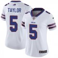 Women Nike Buffalo Bills #5 Tyrod Taylor white Color Rush Limited Jersey