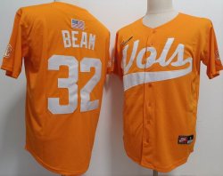 Tennessee Volunteers #32 Drew Beam orange college football jerseys