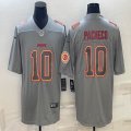 Nike Kansas City Chiefs #10 Isiah Pacheco gray Color Rush Limited Jerseys 01