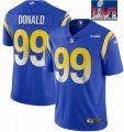 Youth Nike Rams #99 Aaron Donald blue Color Rush Limited Jersey