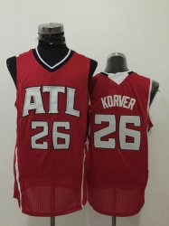 Atlanta Hawks #26 Kyle Korver red nba basketball jersey