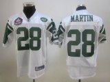 Curtis Martin New York Jets #28 2012 Pro Football Hall Of Fame White NFL Jerseys