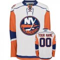 Reebok New York Islanders Customized White Road Authentic Man NHL Jersey