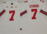 Ohio State Buckeyes #7 CJ Stroud white college football jerseys-PNS