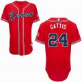 2014 Atlanta Braves GATTIS 24 Red MLB jerseys