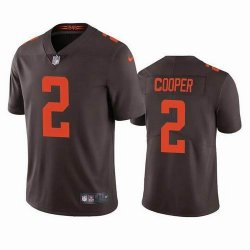 Nike Cleveland Browns #2 Amari Cooper brown orange Color Rush Limited Jersey