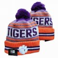 2024 Clemson Tigers orange purple white NCAA Sport Cuffed Knit Hats