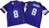 Minnesota Vikings 8# Kirk Cousins purple Nike Vapor F.U.S.E. Limited Jersey