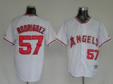 Los Angeles Angels Francisco Rodriguez 57# white jersey