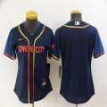 Women Nike Houston Astros blank dark blue baseball jerseys city version