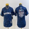 Youth National League blank blue Nike Royal 2023 MLB All-Star Game Vapor Premier Elite Player Jersey 01