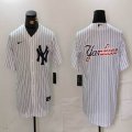 Nike Yankees blank white MLB baseball Jersey -BD 02