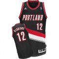 NBA Portland Trail 12# Blazers LaMarcus Aldridge Revolution 30 Swingman Road Jersey