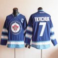 Keith Tkachuk Jersey 7 Blue Winnipeg Jets Jerseys