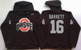 Ohio State Buckeyes Black #16 BARRETT NCAA Hooded Sweatshirt