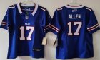 Youth Buffalo Bills 17# Josh Allen blue Nike Vapor F.U.S.E. Limited Jersey