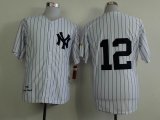 New York Yankees Wade Bogg #12 throwback 1956 White mlb jersey