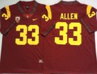 USC Trojans #33 Marcus Allen Red Stitched NCAA Jersey