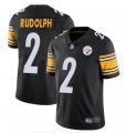 Nike Pittsburgh Steelers #2 Mason Rudolph black Color Rush Limited Jersey