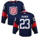 United States 2016 World Cup #23 Palmieri blue Hockey jerseys