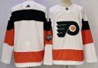 Adidas Philadelphia Flyers blank white orange hockey jersey-PD