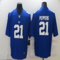 Nike New York Giants #21 Jabrill Peppers blue Color Rush Limited Jersey