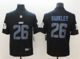 Nike New York Giants #26 Saquon Barkley black color Rush Limited Jersey-BD