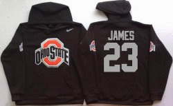 Ohio State Buckeyes Black #23 JAMES NCAA Hooded Sweatshirt