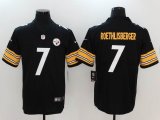 Pittsburgh Steelers #7 Ben Roethlisberger Nike black Color Rush Limited Jersey