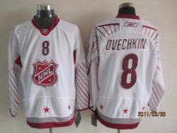 NHL Jerseys Washington Capitals 8# Alex Ovechkin White